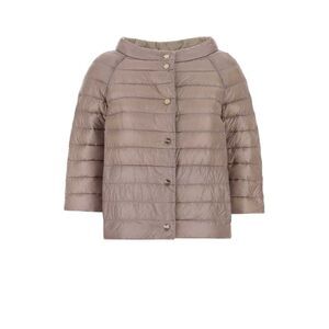 Herno Women Powder Pink Nylon Reversible Down Jacket